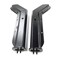 Betts Spring Mudflap Kit, Angled, Spring Loaded B672625WTBK - alternate 2